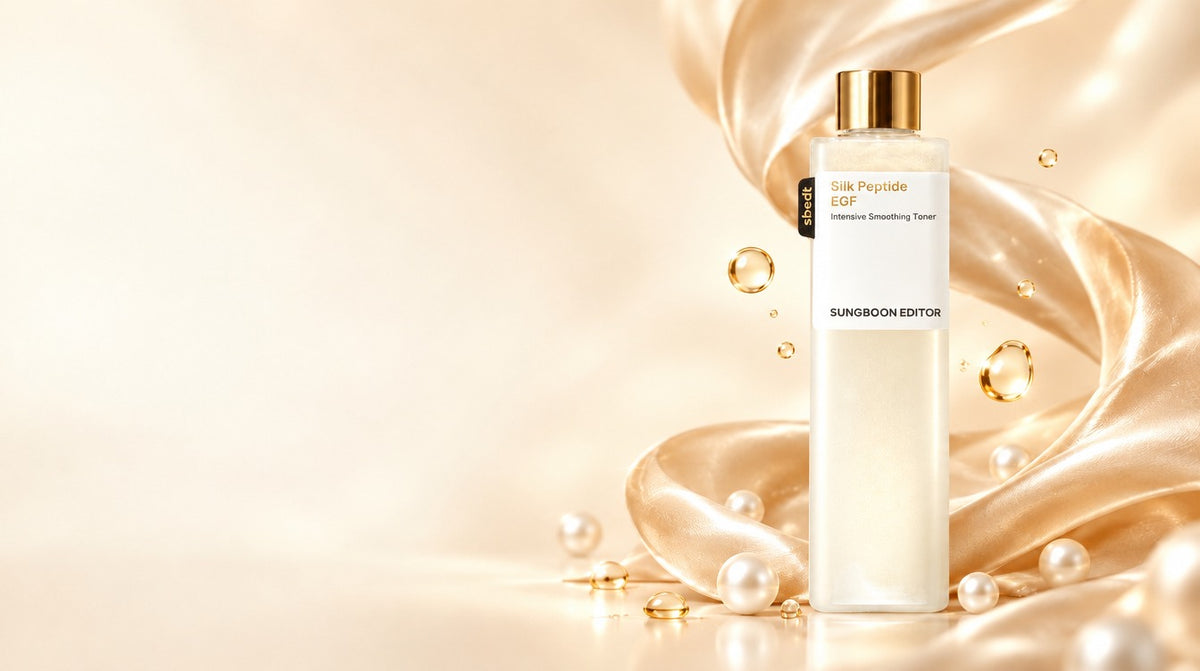 Silk peptide glow toner
