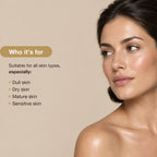 Who the toner is for: dull, dry, mature and sensitive skin